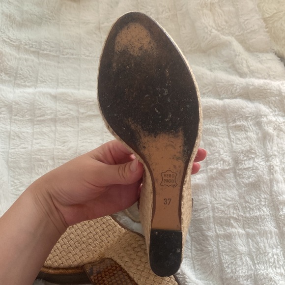 Theory Snake Skin Lace-up Espadrille Wedge EU 37 - Picture 10 of 11